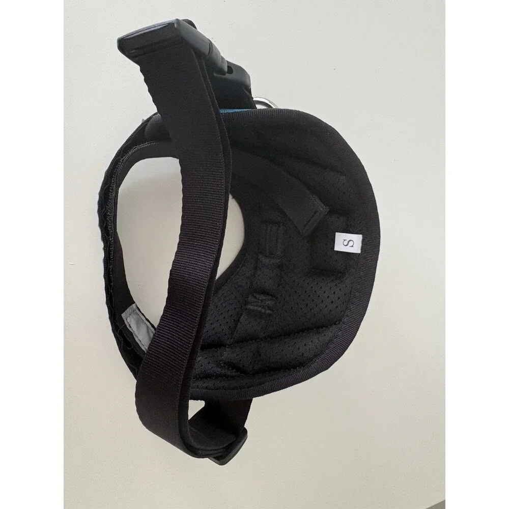 ShawnCo Dog Harness No-Pull Pet Vest 3 Leash Clips Oceanic Blue Reflective Small